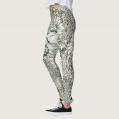 Floral-Leggings geïllustreerd Leggings (Links)