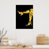 Floral Legs Poster (Keuken)