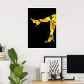 Floral Legs Poster (Thuiskantoor)