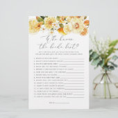 Floral lemon die het beste spel kent (Staand voorkant)