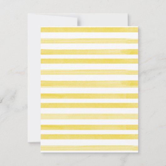 Floral Lemon Krans Vrijgezellenfeest Bedankt (Achterkant)