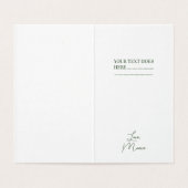 Floral Lemon Oranje Baby shower Dank u kaart (Binnenkant ongevouwen)