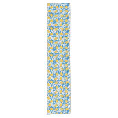 Floral Lemon Sketch Hand getekend - Tafelloper (Voorkant)