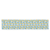 Floral Lemon Sketch Hand getekend - Tafelloper (Horizontaal)