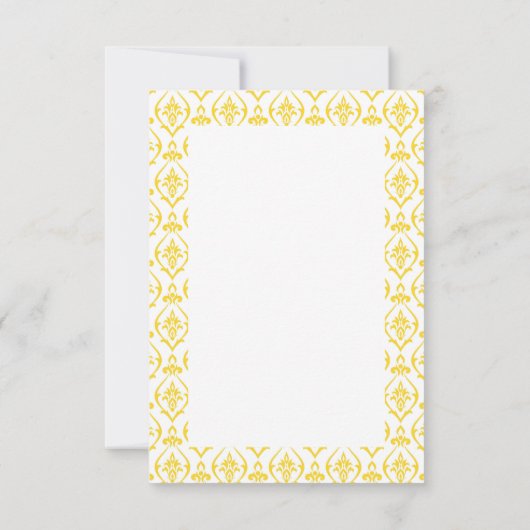 Floral Lemon Vrijgezellenfeest dank u Bedankkaart (Achterkant)