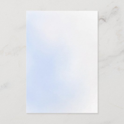 Floral  lente bruiloft receptie informatiekaartje (Achterkant)