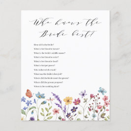Floral lente zomer wie weet de bruid beste spel