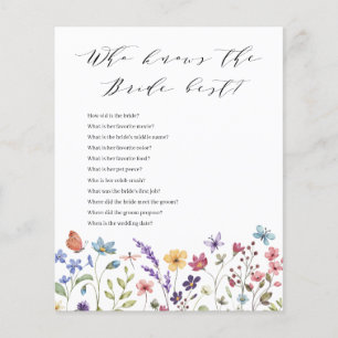 Floral lente zomer wie weet de bruid beste spel