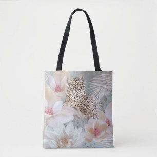 Floral Leopard Mode Tas