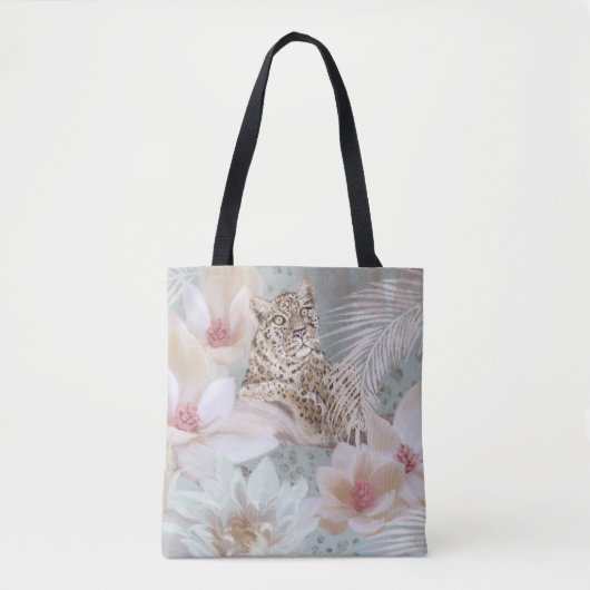 Floral Leopard Mode Tas (Voorkant)