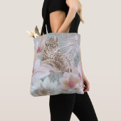 Floral Leopard Mode Tas (Dichtbij)