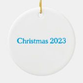 Floral Letter B Keramisch Ornament (Achterkant)