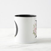 Floral Letter D Logo Mok (Midden)