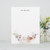 Floral Letterhead (Staand voorkant)