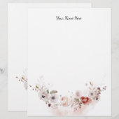 Floral Letterhead (Voorkant / Achterkant)