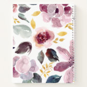 Floral Letters voor mijn dochter Notitieboek (Achterkant)