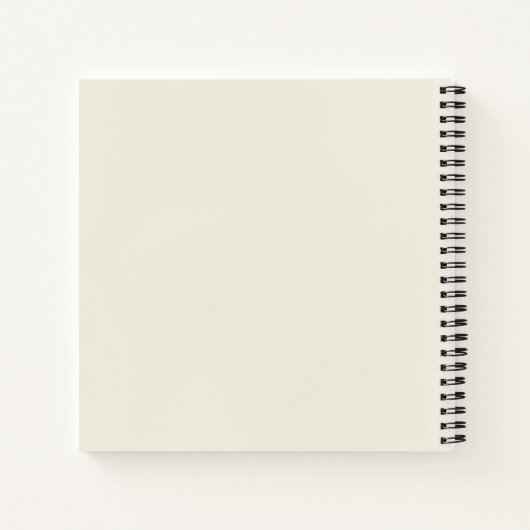 Floral Letters voor Mijn mama Keepomwille Journal Notitieboek (Achterkant)