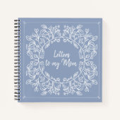 Floral Letters voor Mijn mama Keepomwille Journal Notitieboek (Voorkant)