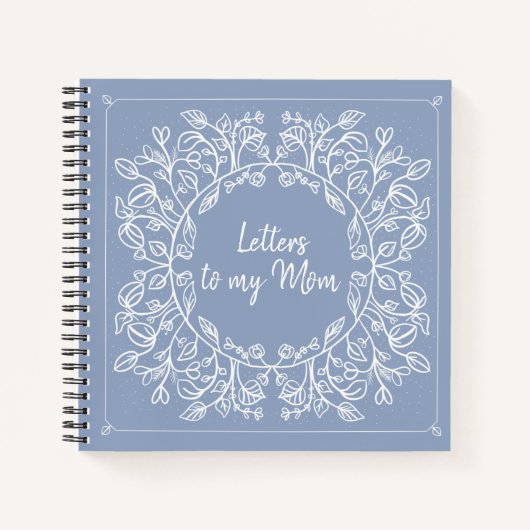 Floral Letters voor Mijn mama Keepomwille Journal Notitieboek (Voorkant)