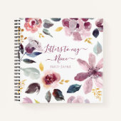 Floral Letters voor Mijn niece Keepomwille Journal Notitieboek (Voorkant)
