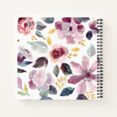 Floral Letters voor Mijn niece Keepomwille Journal Notitieboek (Achterkant)