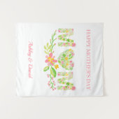 Floral Letters Wandkleed (Voorkant (horizontaal))