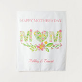 Floral Letters Wandkleed (Voorkant)