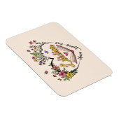 Floral Librarian Heart Magneet (Rechterzijde)