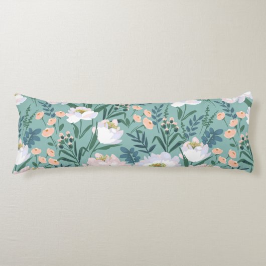  Floral Lichaamskussen (Voorkant)