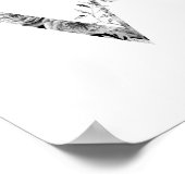 Floral liefde poster (Hoek)