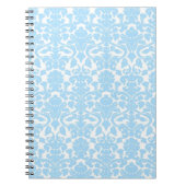   Floral Light Blue-laptop Notitieboek (Voorkant)