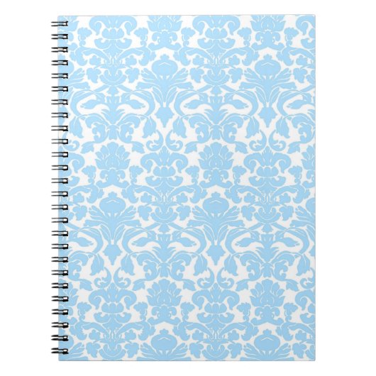   Floral Light Blue-laptop Notitieboek (Voorkant)