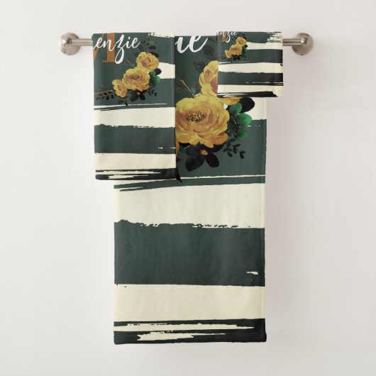 Floral Lijst Bad Handdoek (Insitu)