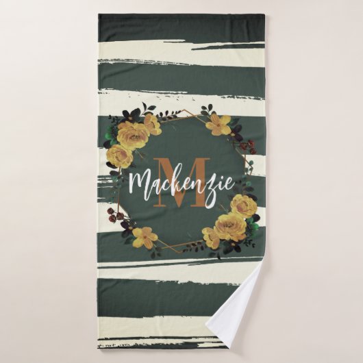  Floral Lijst Bad Handdoek (Badhanddoek)