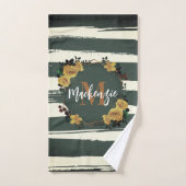  Floral Lijst Bad Handdoek (Handdoek)