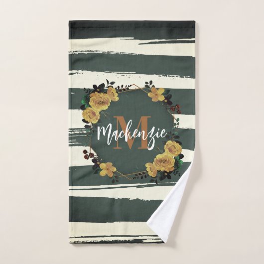 Floral Lijst Bad Handdoek (Handdoek)