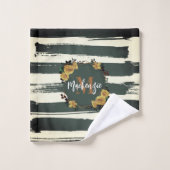  Floral Lijst Bad Handdoek (Wasdoekje)