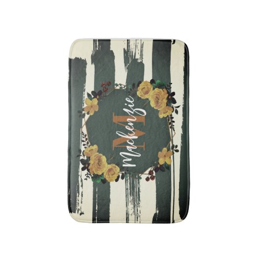  Floral Lijst Badmat (Voorkant Verticaal)