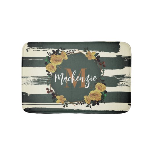 Floral Lijst Badmat (Voorkant)