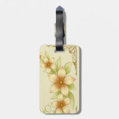 Floral Lijst Bagagelabel (Achterkant verticaal)