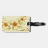 Floral Lijst Bagagelabel (Achterkant horizontaal)