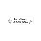 Floral Lijst Botanical Signature mini Zelfinktende Stempel (Design)