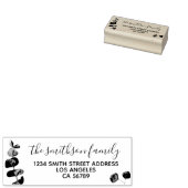 Floral Lijst Botanische Handtekening Familie eucal Rubberstempel (Gestempeld)