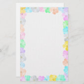 Floral Lijst Briefpapier (Voorkant / Achterkant)