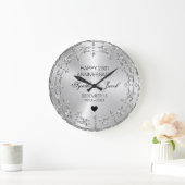 Floral Lijst Diamonds Grote Klok (Huis)