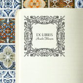  Floral Lijst Elegant Ex Libris Aangepast boek Zelfinktende Stempel