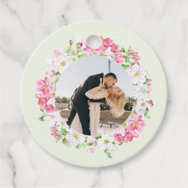 Floral Lijst Favoriete Foto met Persoonlijke Tekst Bedankjes Labels