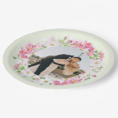 Floral Lijst favoriete paren Papieren Bordje (Gekanteld)