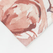 Floral Lijst Fleece Deken (Hoek)