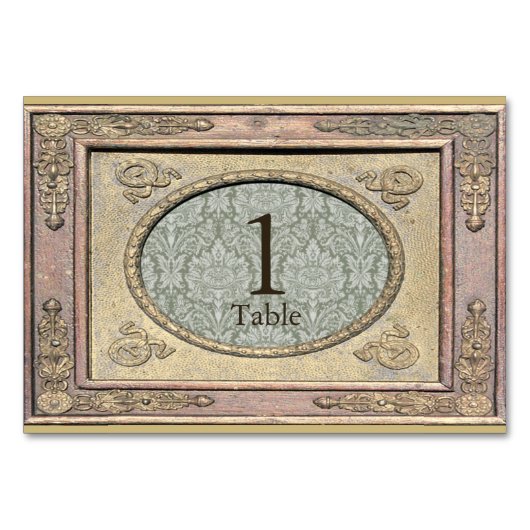 Floral Lijst flessenpatroon Tabel 3 Kaart (Voorkant)